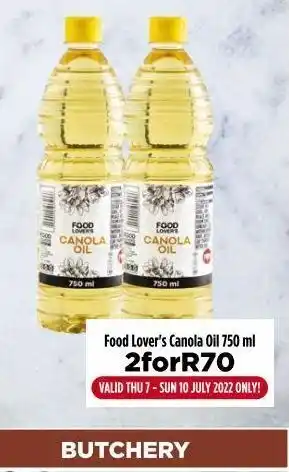 Food Lover's Market Food lover's market canola oil 2 offer