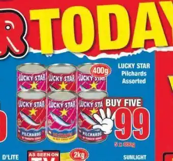 Boxer Lucky star pilchards 5 offer