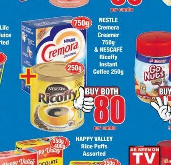 Boxer Nescafé coffee + creamer offer
