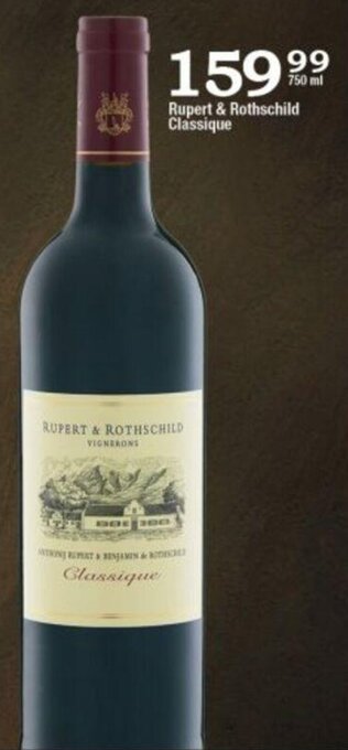 Rupert & Rothschild Classique 750ml