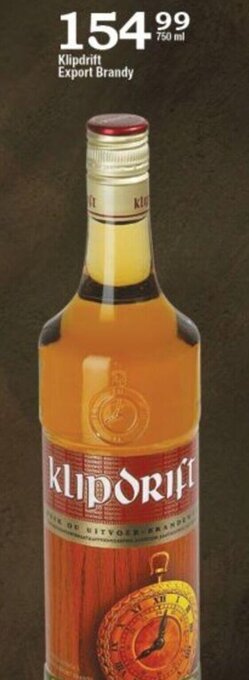 Oxford Freshmarket Klipdrift Export Brandy 750ml offer