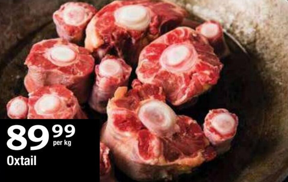 Oxtail per kg offer at Oxford Freshmarket