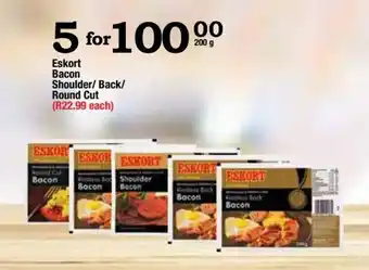 Oxford Freshmarket Eskort Bacon Shoulder / Back / Round Cut 5 x 500g offer