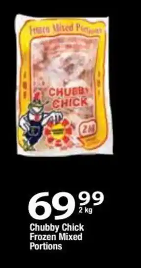 Chubby Chick Frozen Mixed Portions 2kg