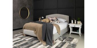 Rochester Marbella bed, light grey offer