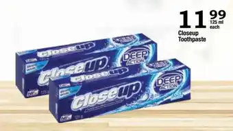 Oxford Freshmarket Close Up Toothpaste 125ml offer
