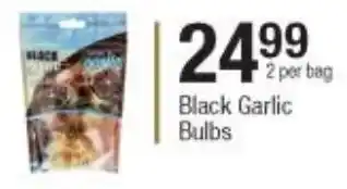 Black Garlic Bulbs 2 per bag