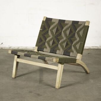 Weylandts Ashanti occasional chair | moss diamond weave offer