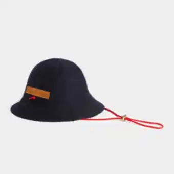 Simon and mary navy wonky hat