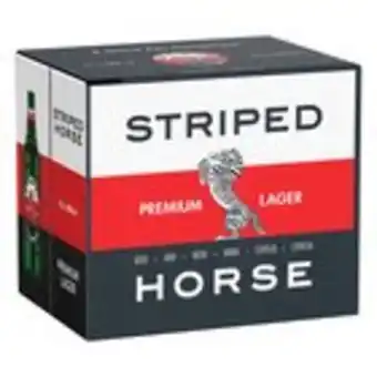 Striped horse lager nrb 600ml x 12