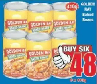 Boxer Golden Ray Baked Beans 6 x 410g offer