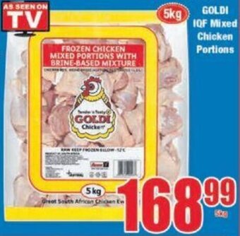 Boxer Goldi IQF Mixed Chicken Portions 5kg offer
