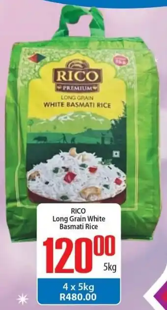 Elite Cash & Carry RICO Long Grain White Basmati Rice 5kg offer