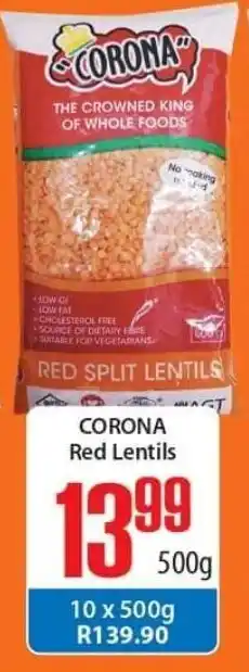 Elite Cash & Carry Corona Red Lentils 500g offer