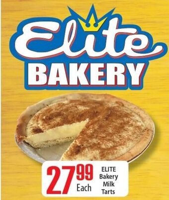 Elite Bakery Milk Tarts