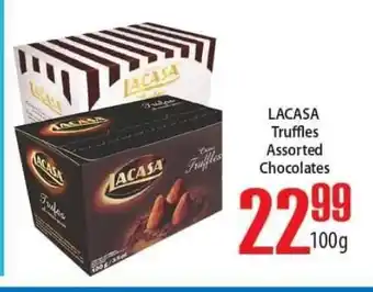 Elite Cash & Carry Lacasa Truffles Assorted Chocolates 100g offer