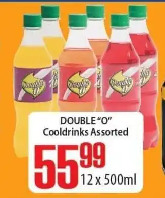 Double "O" Cooldrinks Assorted 12 x 500ml