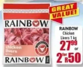 Elite Cash & Carry Rainbow Chicken Liver 1kg offer