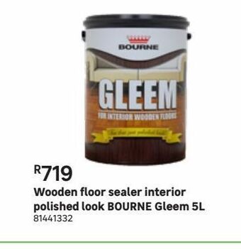 Leroy Merlin Wooden floor sealer interior polished look bourne gleem 5l offer