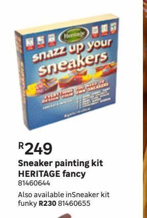 Sneaker painting kit heritage fancy