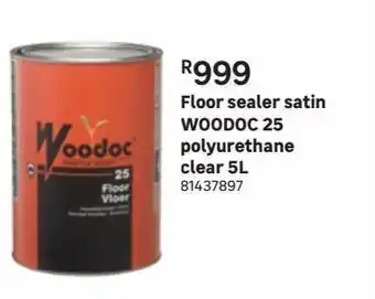 Leroy Merlin Floor sealer satin woodoc 25 polyurethane clear 5l offer