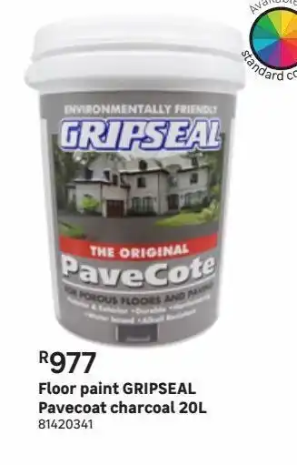 Leroy Merlin Floor paint gripseal pavecoat charcoal 20l offer