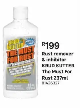 Leroy Merlin Rust remover & inhibitor krud kutter the must for rust 237 ml offer
