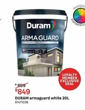Leroy Merlin Duram armaguard white 20l offer