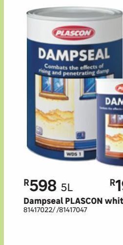Leroy Merlin Dampseal plascon white offer