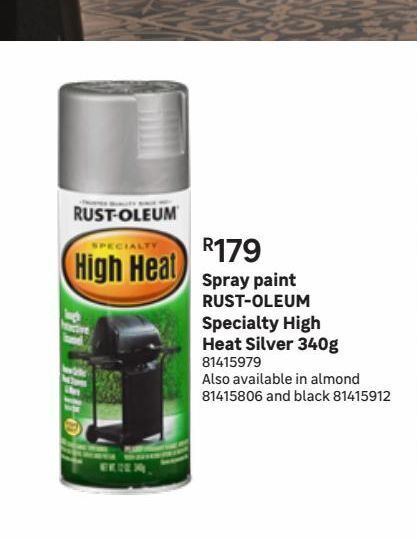 Rustoleum high hot sale heat silver