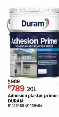 Leroy Merlin Adhesion plaster primer duram offer