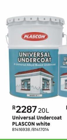 Leroy Merlin Universal undercoat plascon white offer