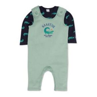 Naartjie Kids Newborn boy dungaree set offer