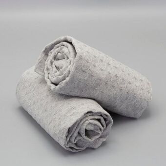 Whitehouse Caterer's choice light grey waffle weave dishcloths offer