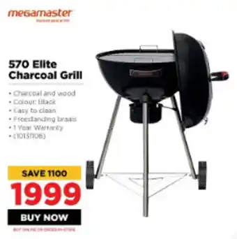 HiFi Corp Megamaster 570 Elite Charcoal Grill offer