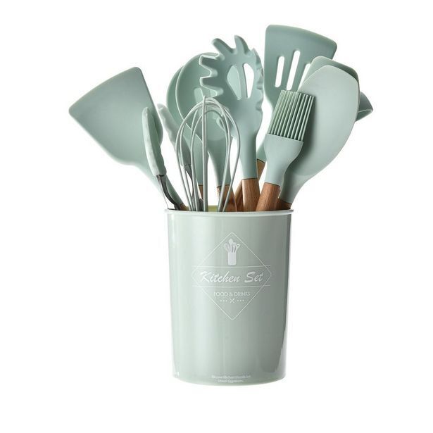 Cooking utensil set 11 piece with holder offer at Takealot