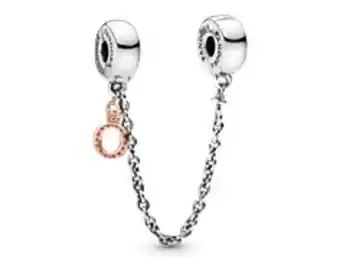 Pandora Dangling crown o safety chain charm offer