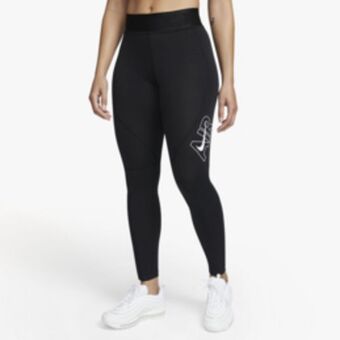 Sportscene Nike women's nsw black/grey leggings offer