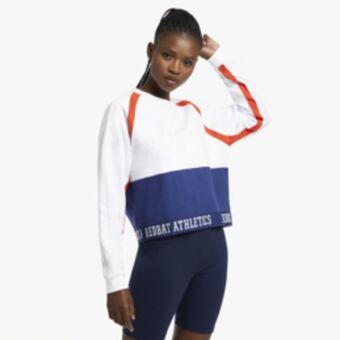 Sportscene Redbat athletics women's white sweat top offer