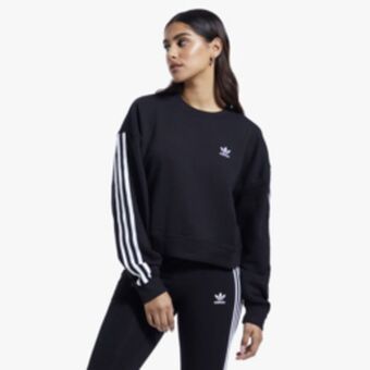 Sportscene Adidas originals women's black sweat top offer