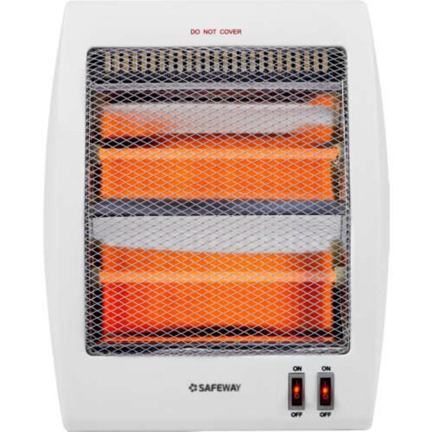 2 bar quartz heater white offer at Clicks