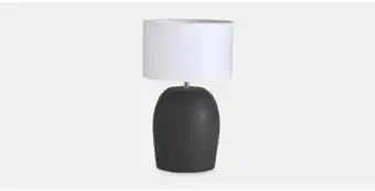 Coricraft Tessa table lamp (charcoal) offer