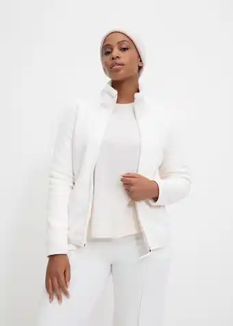 Woolworths Anti pill zipped sherpa inner fleece jacket offer
