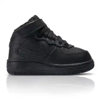 Sportscene Nike toddlers air force 1 mid black sneaker offer