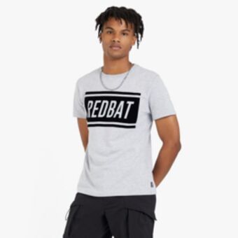 Sportscene Redbat men's grey melange t-shirt offer