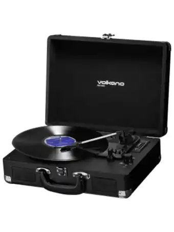 House & Home Volkano retro series turntable vk-3160-bk offer