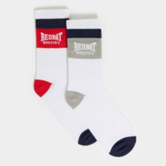 Sportscene Redbat athletics 2 pack multicolour socks offer