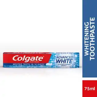 Clicks Advanced white fluoride toothpaste 75ml offer
