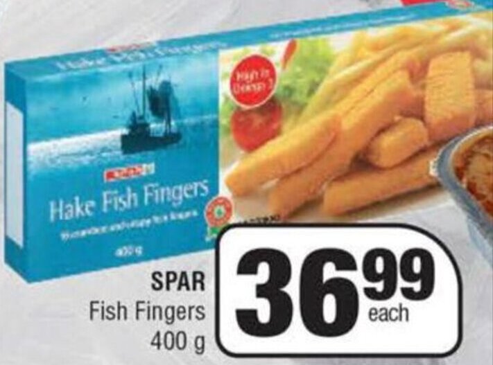 Spar Fish Fingers 400g offer at KwikSpar