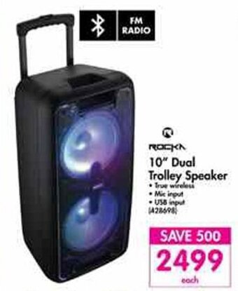 Makro Rocka 10" Dual Trolley Speaker offer